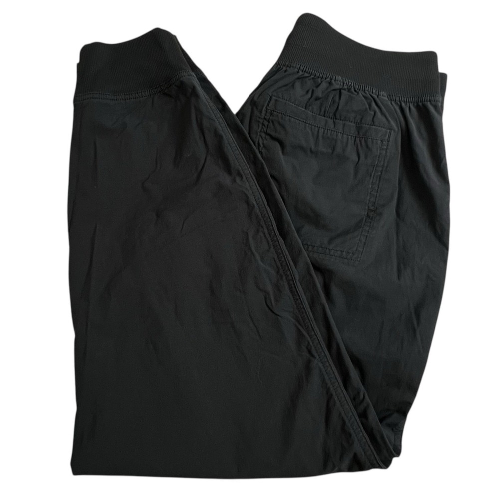 Calia Womens Large Black Drawstring Jogger Pants High Rise Activewear